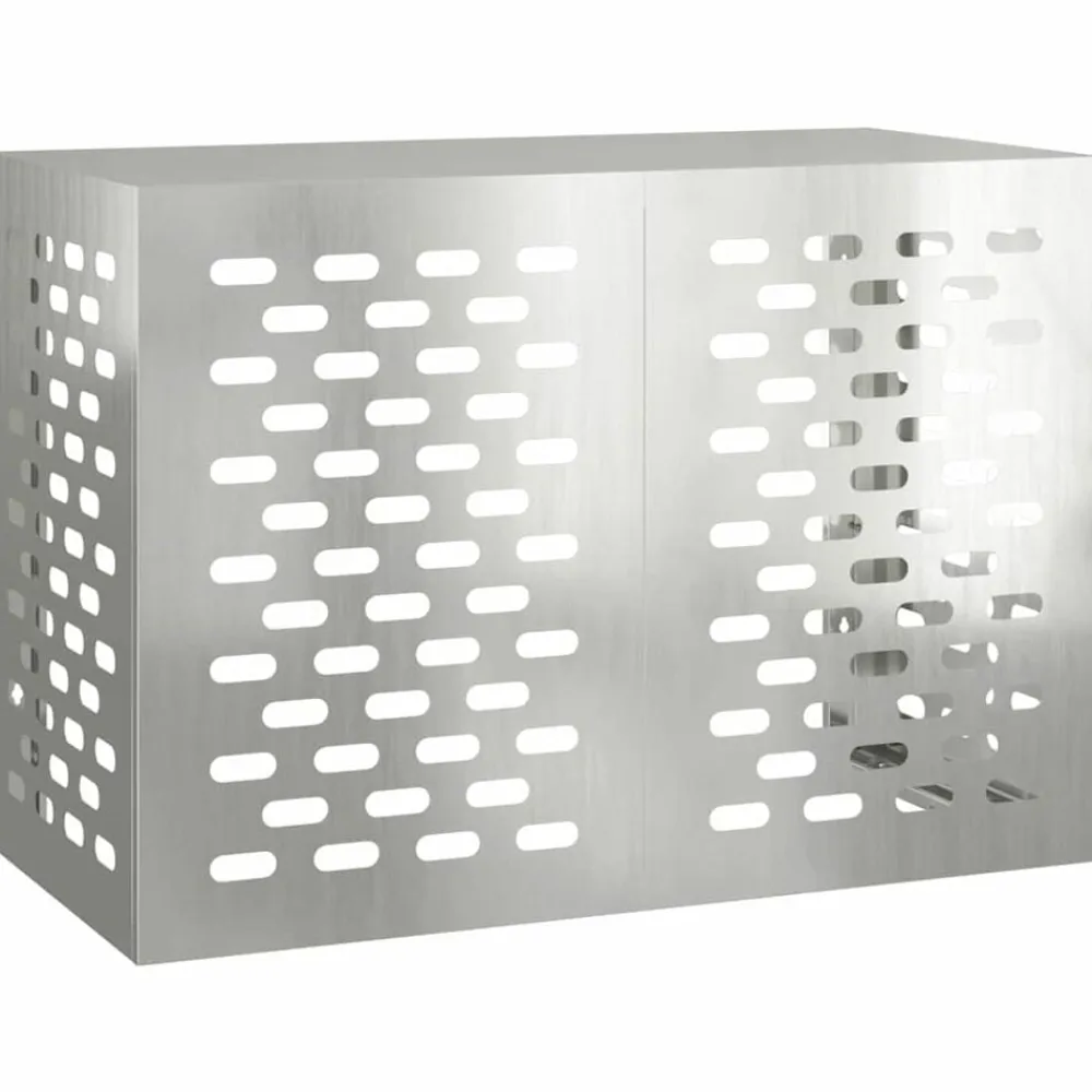 vidaXL Funda para Aire Acondicionado Plateado 100 x 50 x 70 cm Acero galvanizado Online