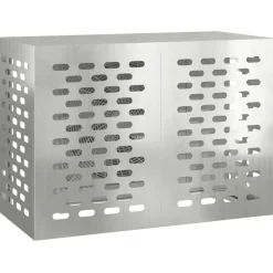 vidaXL Funda para Aire Acondicionado Plateado 100 x 50 x 70 cm Acero galvanizado Online