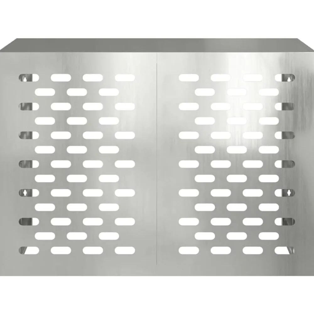 vidaXL Funda para Aire Acondicionado Plateado 100 x 50 x 70 cm Acero galvanizado Online