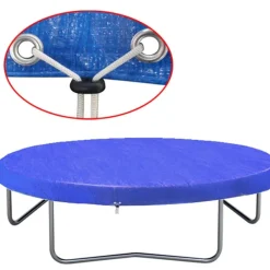 vidaXL Estructuras Para Juegos Al Aire Libre-Funda para cama elástica PE 300 cm 90g/m²