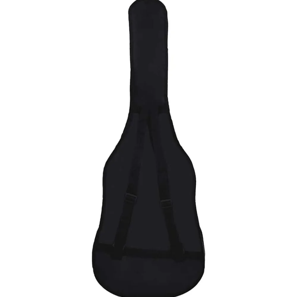 vidaXL Arte Y Ocio-Funda para guitarra clásica 4/4 (39") tela negro 100x37 cm