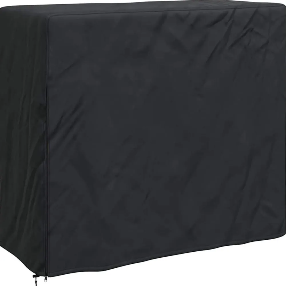 vidaXL Funda para leñero Liso Negro 61 x 122 x 106 cm Tela Oxford 600D Online