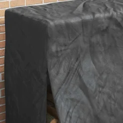 vidaXL Funda para leñero Liso Negro 61 x 122 x 106 cm Tela Oxford 600D Online