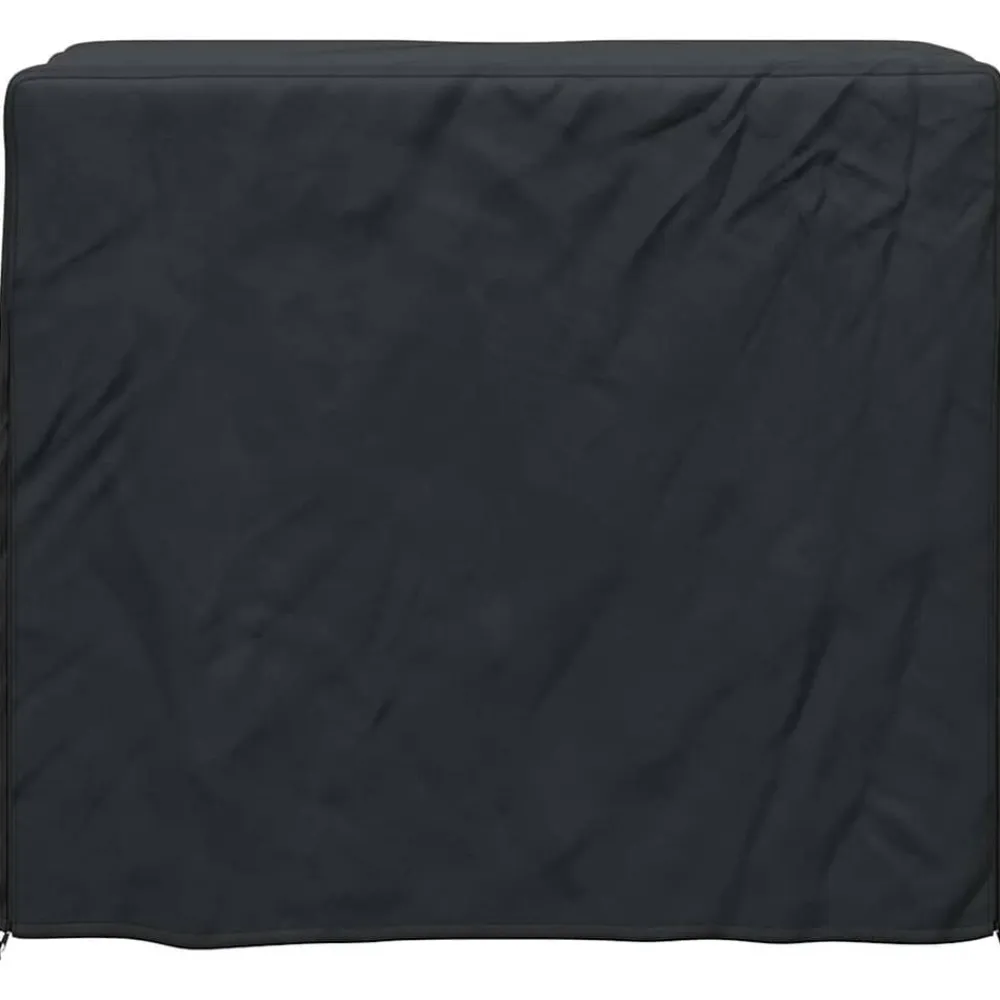 vidaXL Funda para leñero Liso Negro 61 x 122 x 106 cm Tela Oxford 600D Online
