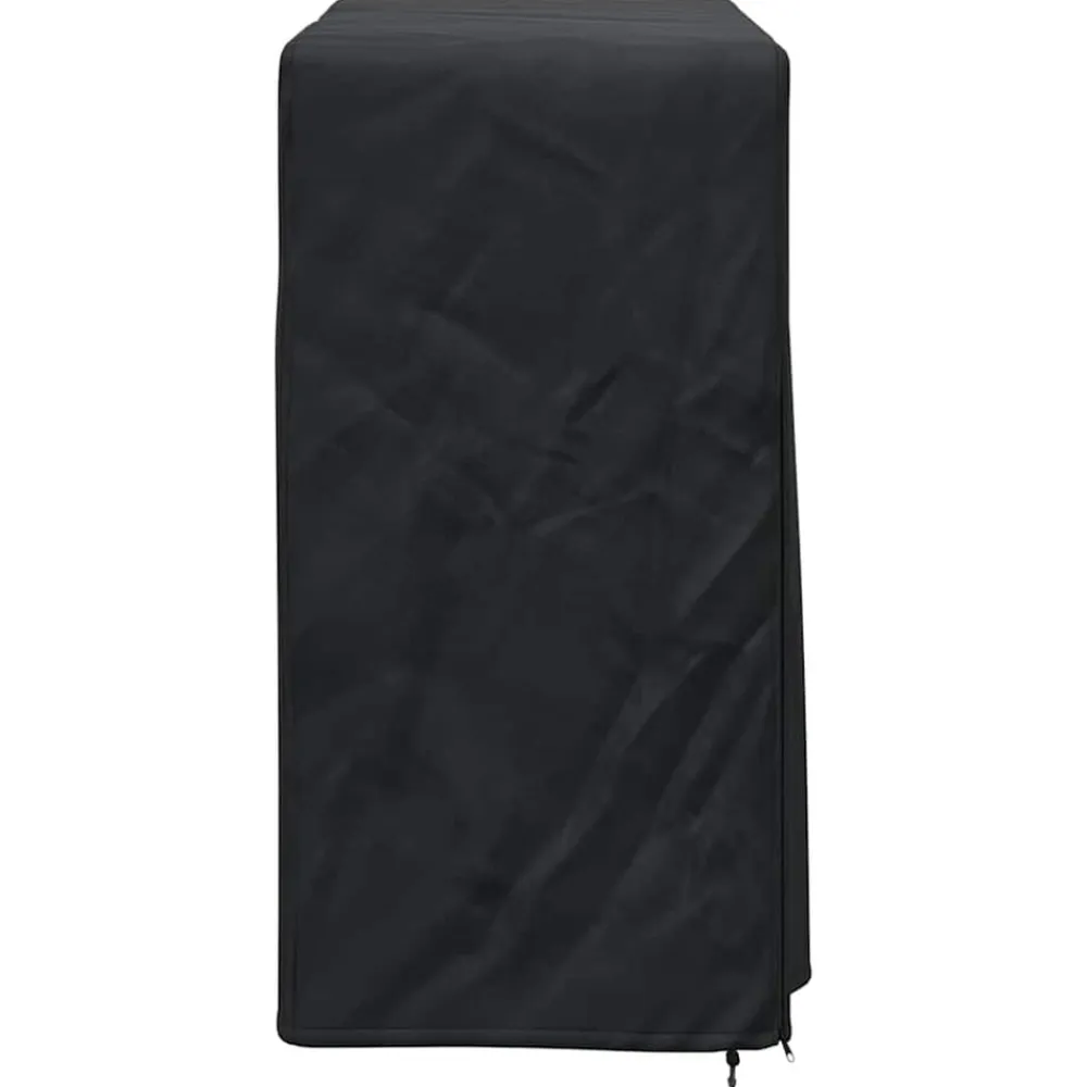 vidaXL Funda para leñero Liso Negro 61 x 122 x 106 cm Tela Oxford 600D Online