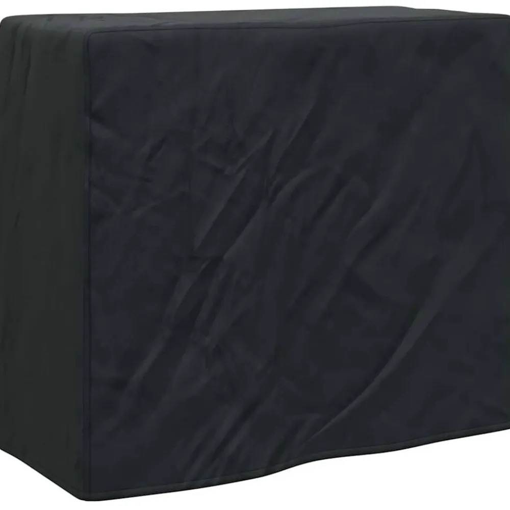 vidaXL Funda para leñero Liso Negro 61 x 122 x 106 cm Tela Oxford 600D Online