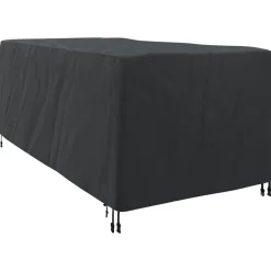 vidaXL Funda para Loungers Liso Negro 205 x 100 x 70 cm tela Online