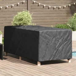 vidaXL Funda para Loungers Liso Negro 205 x 100 x 70 cm tela Online