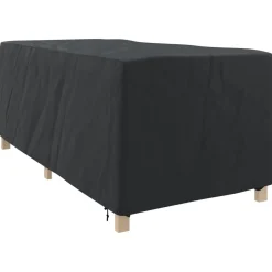 vidaXL Funda para Loungers Liso Negro 205 x 100 x 70 cm tela Online