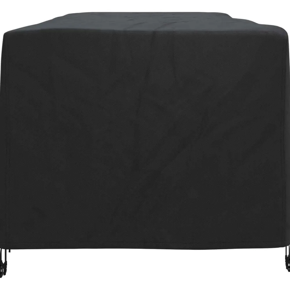 vidaXL Funda para Loungers Liso Negro 205 x 100 x 70 cm tela Online