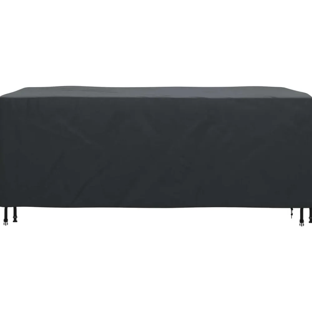 vidaXL Funda para Loungers Liso Negro 205 x 100 x 70 cm tela Online