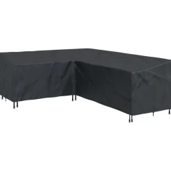 vidaXL Funda para muebles Negro 250 x 180 x 80 cm Tela Oxford 210D New