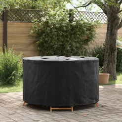 vidaXL Funda para muebles Negro 102 x 102 x 71 cm Tela Oxford 210D Hot