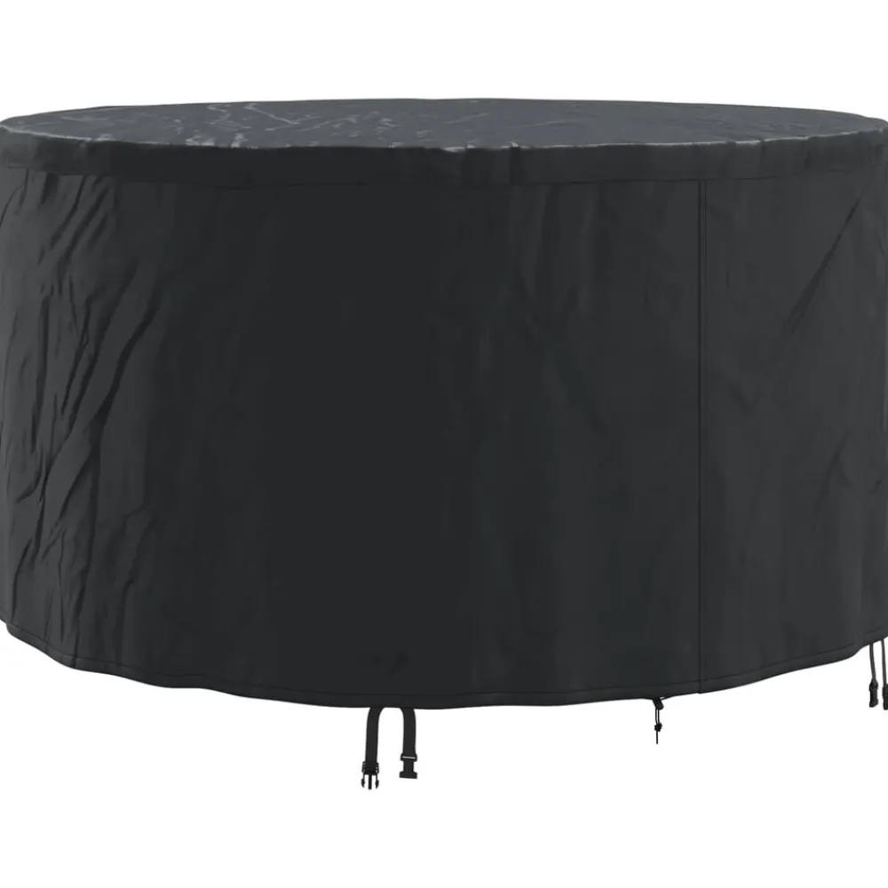 vidaXL Accesorios Para Muebles De Jardín-Funda para muebles Negro 157 x 157 x 71 cm Tela Oxford 600D