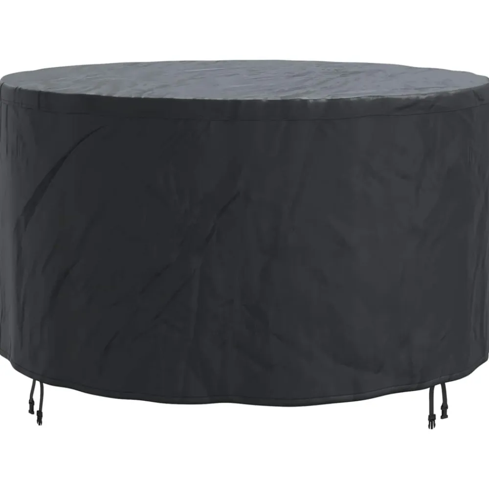 vidaXL Accesorios Para Muebles De Jardín-Funda para muebles Negro 157 x 157 x 71 cm Tela Oxford 600D