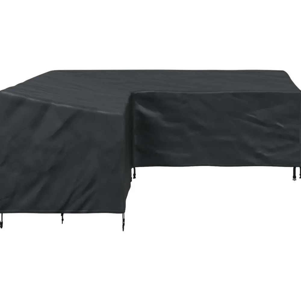vidaXL Funda para muebles Negro 235 x 235 x 85 cm Tela Oxford 600D Sale