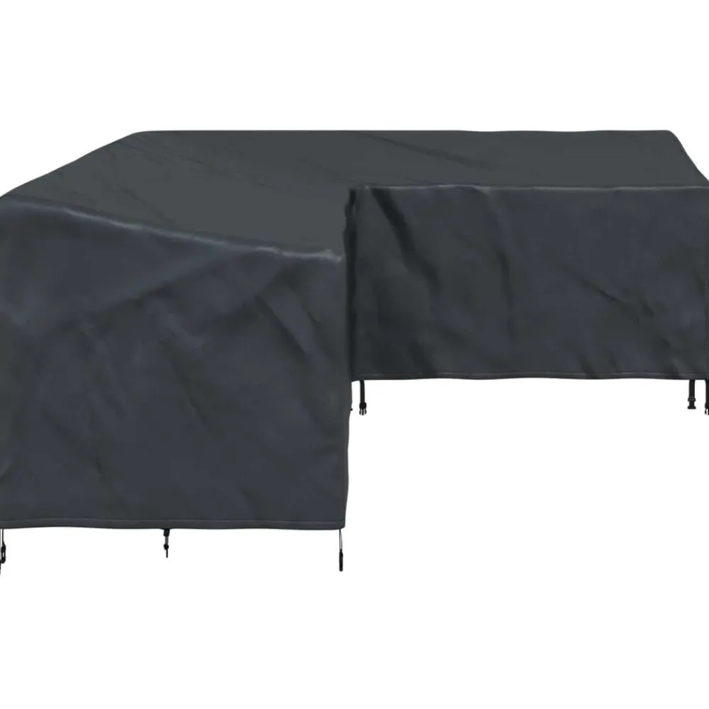 vidaXL Funda para muebles Negro 250 x 180 x 80 cm Tela Oxford 210D Discount