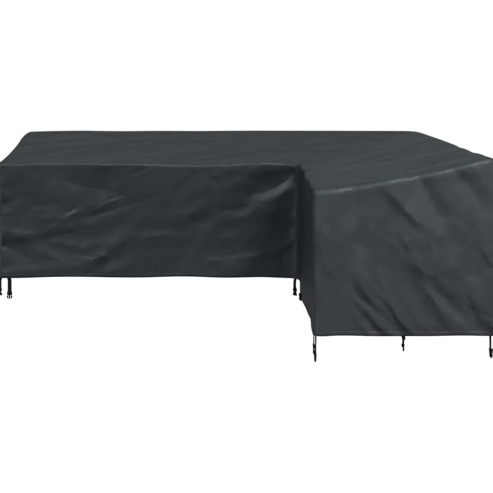 vidaXL Funda para muebles Negro 250 x 180 x 80 cm Tela Oxford 210D Discount