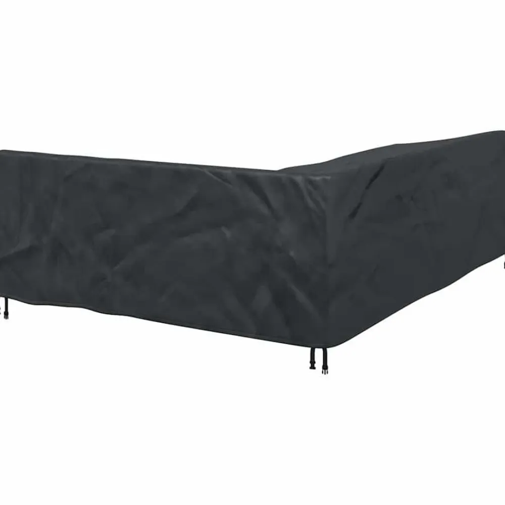 vidaXL Accesorios Para Muebles De Jardín-Funda para muebles Negro 250 x 180 x 80 cm Tela Oxford 420D