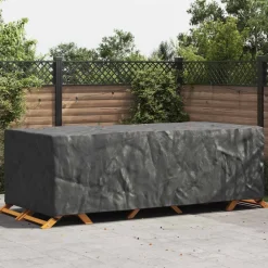 vidaXL Funda para muebles Liso Negro 300 x 110 x 70 cm 600D Best