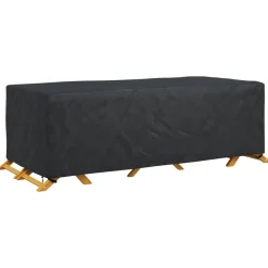 vidaXL Funda para muebles Liso Negro 300 x 110 x 70 cm 600D Best
