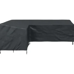 vidaXL Accesorios Para Muebles De Jardín-Funda para muebles Negro 250 x 180 x 80 cm Tela Oxford 600D