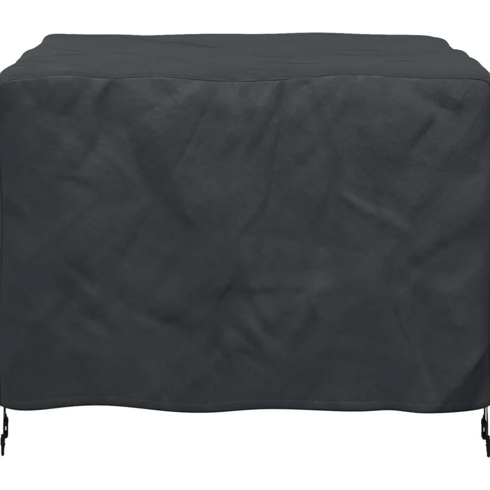 vidaXL Accesorios Para Muebles De Jardín-Funda para muebles Liso Negro 113 x 113 x 73 cm 420D