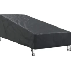 vidaXL Funda para muebles de exterior Negro 195 x 76 x 82 cm Hot