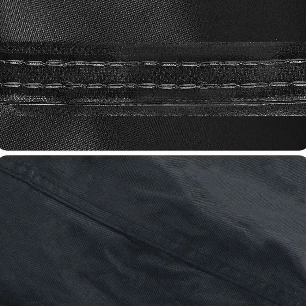 vidaXL Funda para muebles de exterior Negro 195 x 76 x 82 cm Hot
