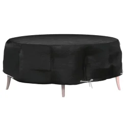 vidaXL Accesorios Para Muebles De Jardín-Funda para muebles de jardín 8 ojales redonda Ø188x50 cm