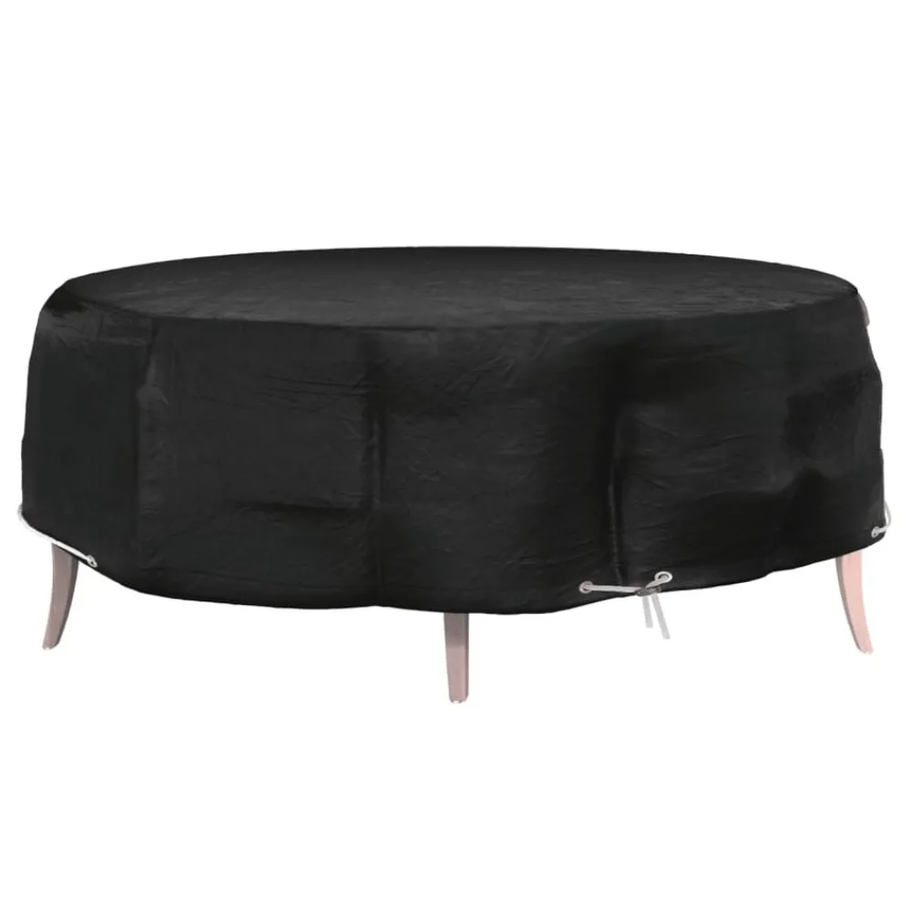 vidaXL Accesorios Para Muebles De Jardín-Funda para muebles de jardín 8 ojales redonda Ø188x50 cm