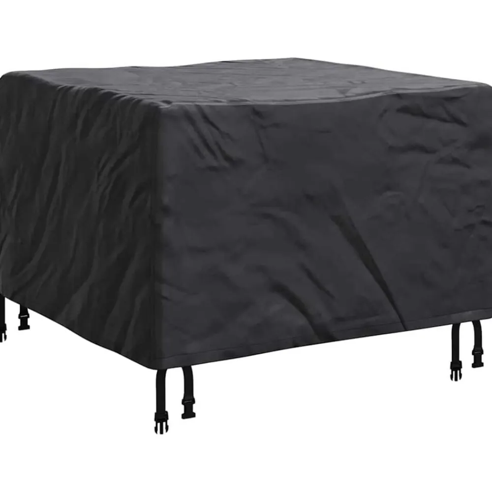 vidaXL Accesorios Para Muebles De Jardín-Funda para muebles Negro 60 x 60 x 45 cm Tela Oxford 210D