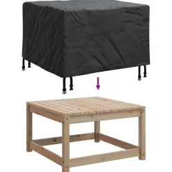 vidaXL Funda para muebles Negro 60 x 60 x 45 cm Tela Oxford 420D Online