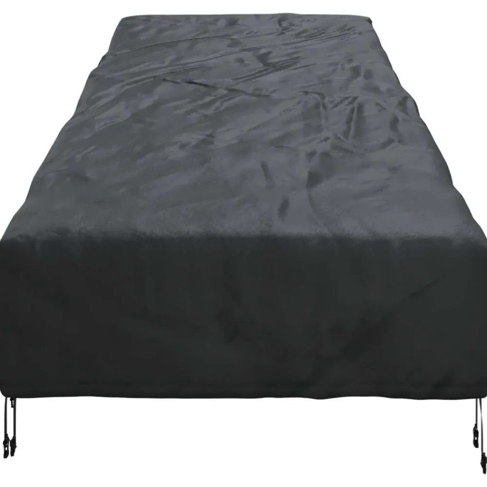 vidaXL Funda para muebles de exterior Negro 195 x 76 x 82 cm Outlet