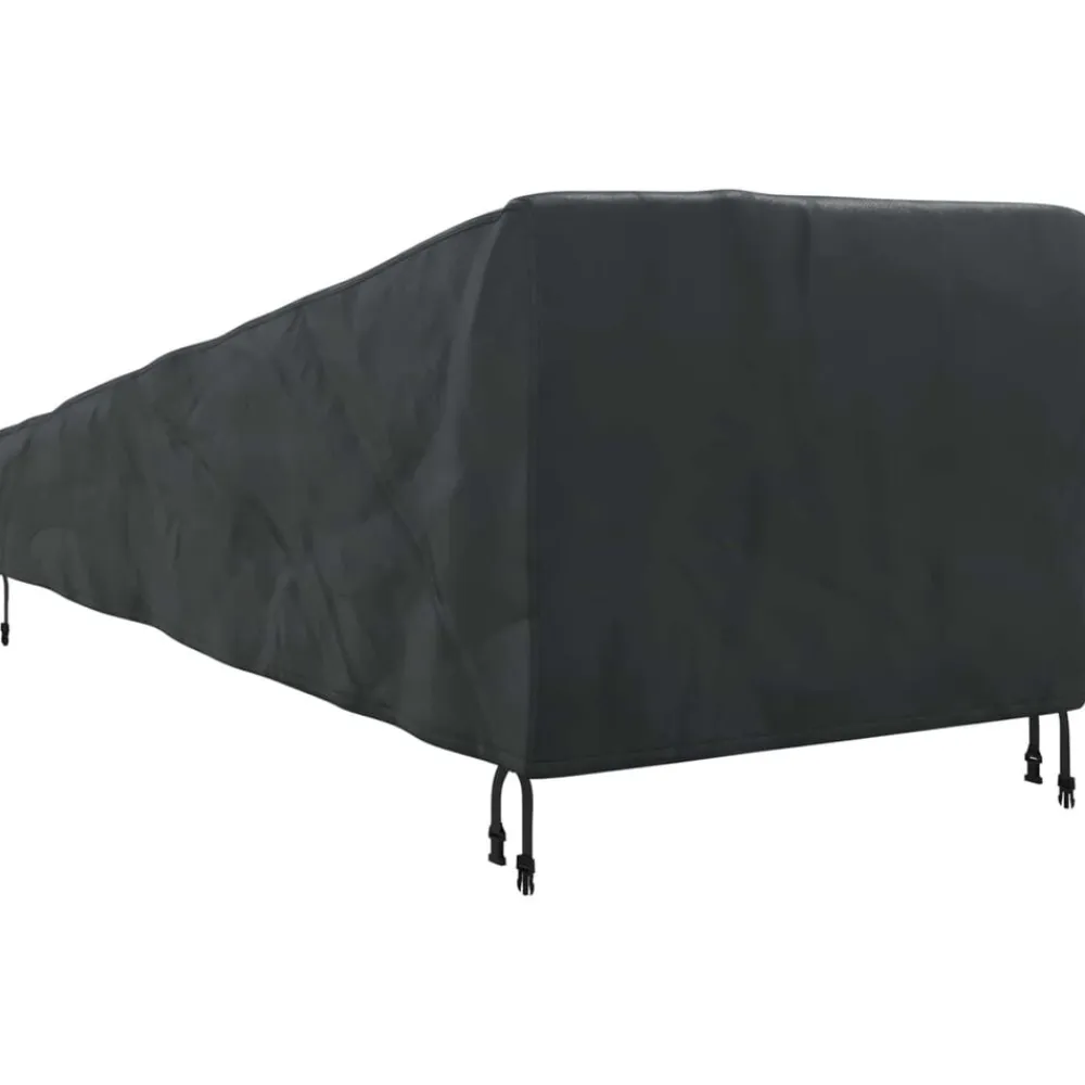 vidaXL Funda para muebles de exterior Negro 195 x 76 x 82 cm Outlet