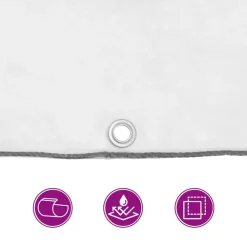 vidaXL Jardín-Funda para plantas con ojales 1x3 m Polietileno