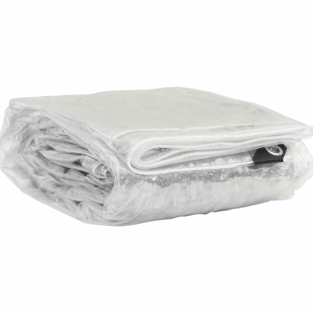 vidaXL Jardín-Funda para plantas con ojales PVC 1x3 m