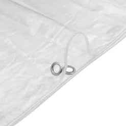 vidaXL Jardín-Funda para plantas con ojales PVC 1x3 m