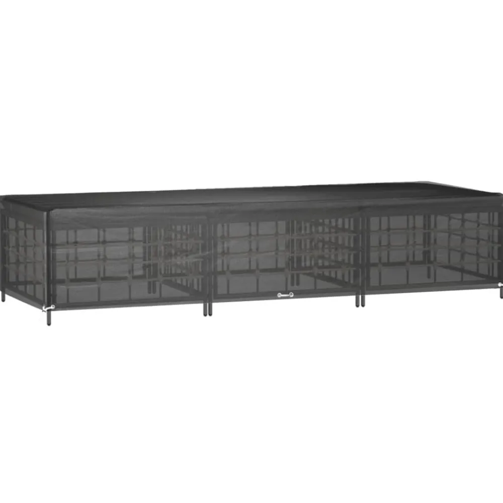 vidaXL Accesorios Para Muebles De Jardín-Funda para tumbona 12 ojales polietileno 205x75x40 cm