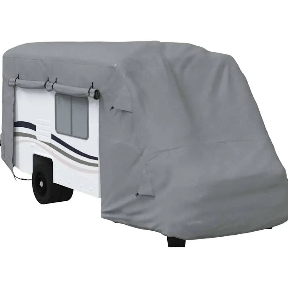 vidaXL Fundas para autocaravanas tela no tejida gris 570x235x275 cm Outlet