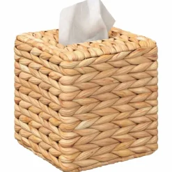 vidaXL Accesorios Para El Baño-Fundas para Cajas de Tejido 2 pcs Jacinto de agua Natural