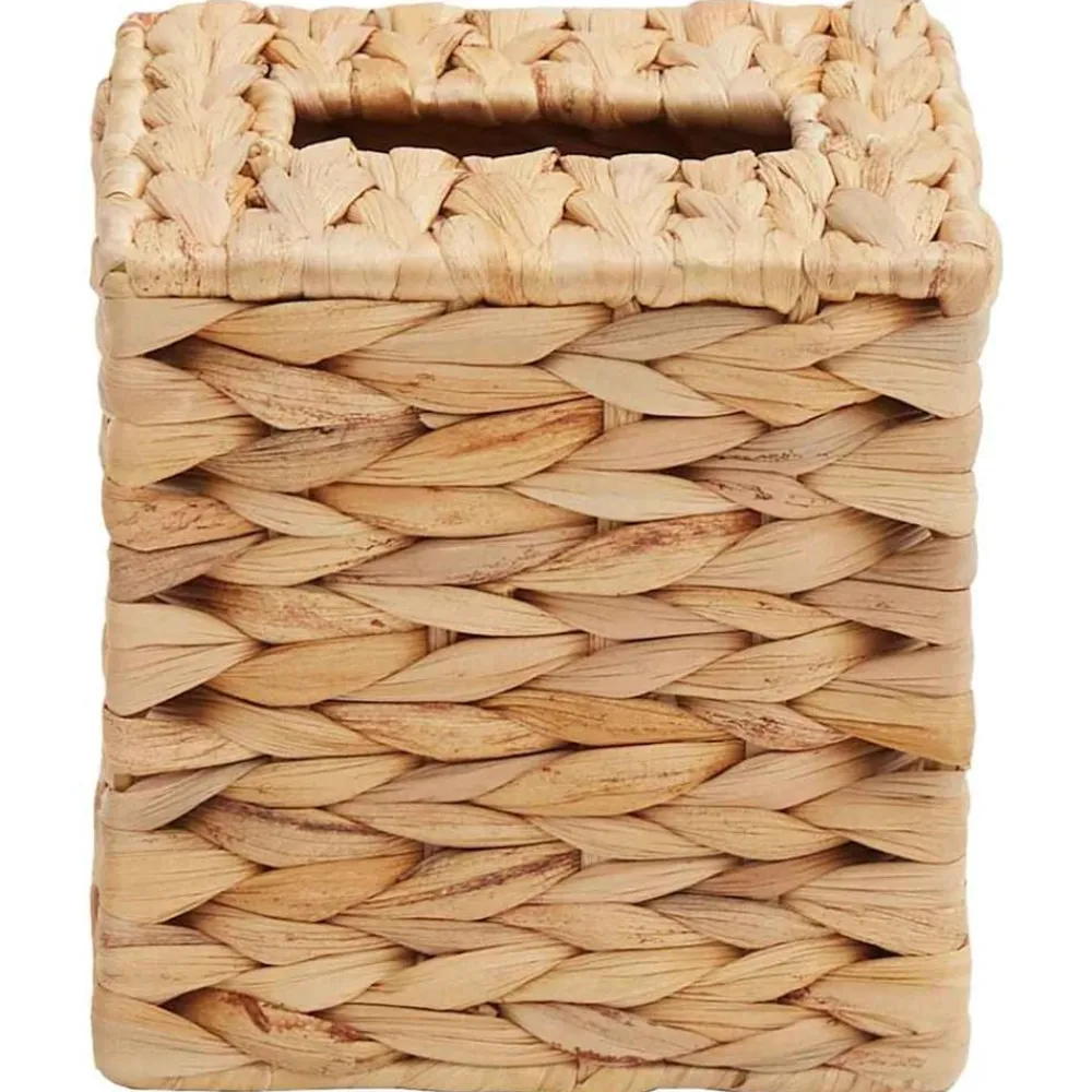 vidaXL Accesorios Para El Baño-Fundas para Cajas de Tejido 2 pcs Jacinto de agua Natural