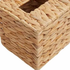 vidaXL Accesorios Para El Baño-Fundas para Cajas de Tejido 2 pcs Jacinto de agua Natural