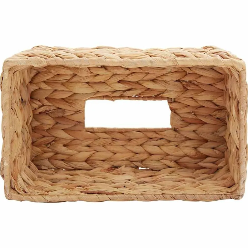 vidaXL Accesorios Para El Baño-Fundas para Cajas de Tejido 2 pcs Jacinto de agua Natural