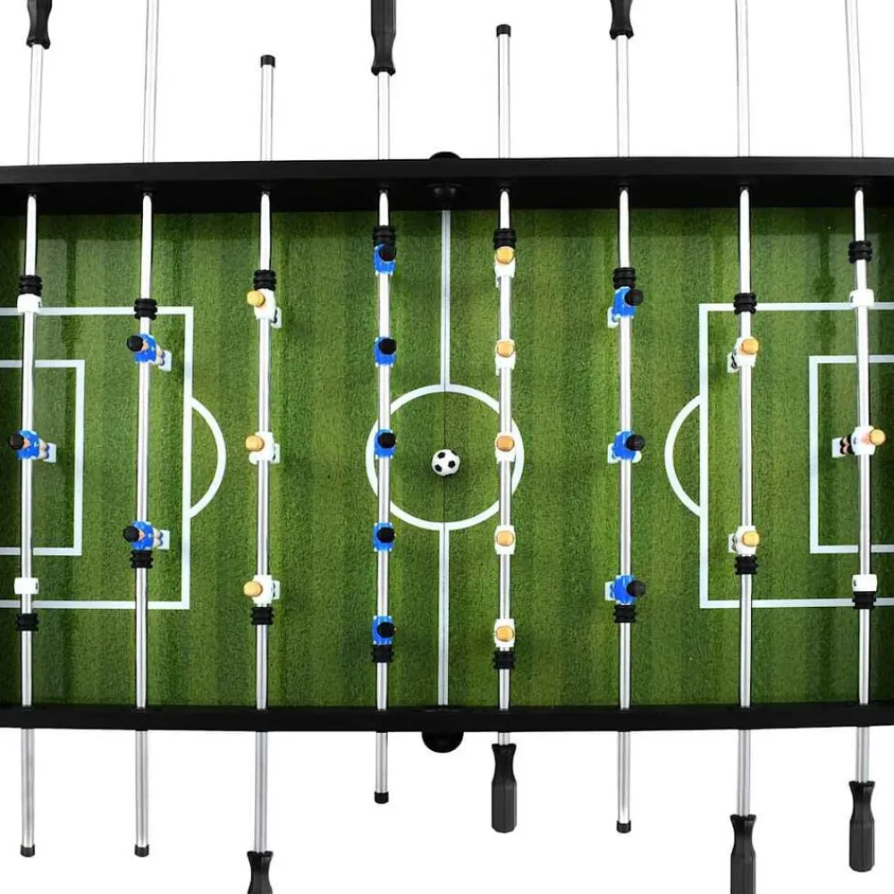 vidaXL Juegos De Interior-Futbolín de acero 60 kg 140x74,5x87,5 cm