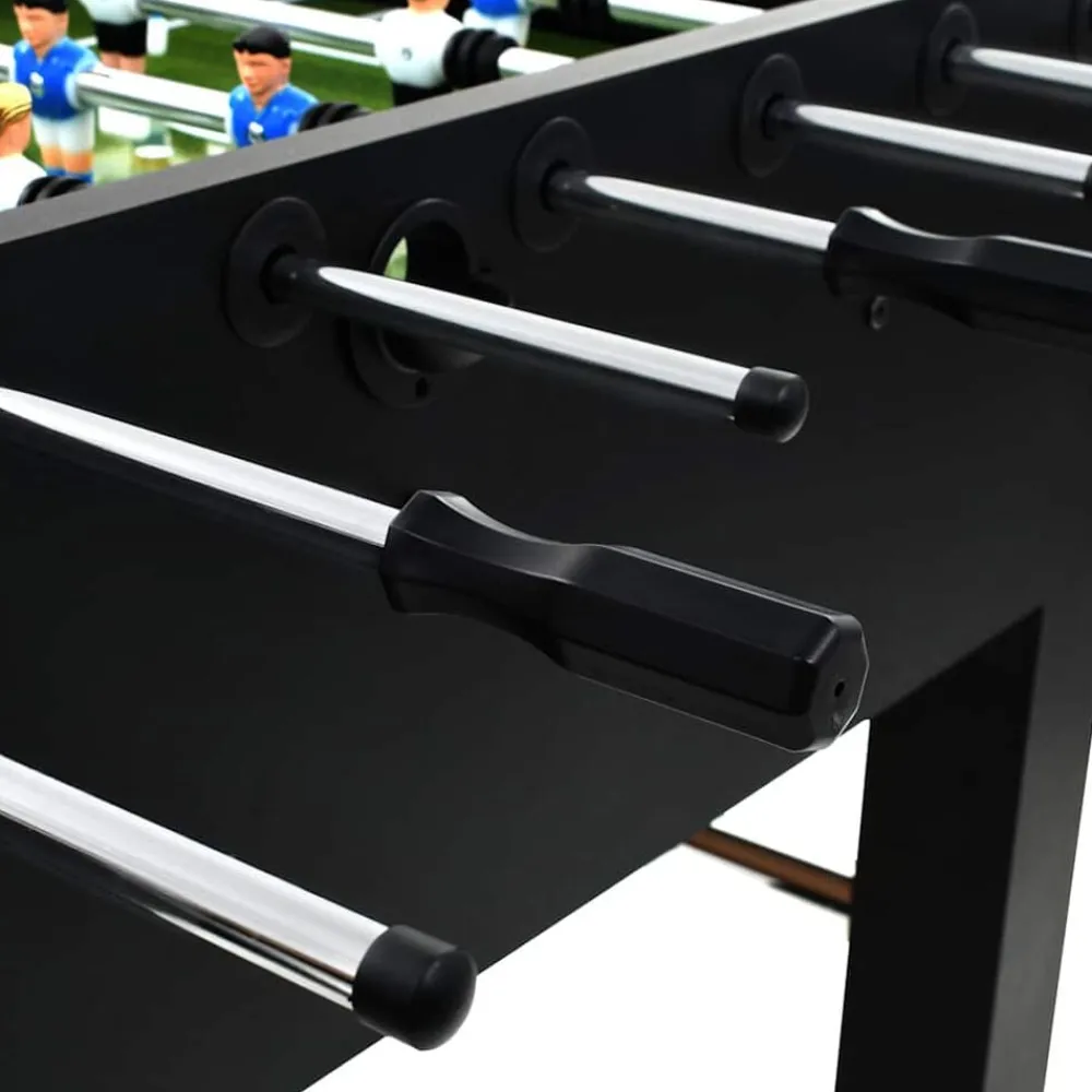 vidaXL Juegos De Interior-Futbolín de acero 60 kg 140x74,5x87,5 cm