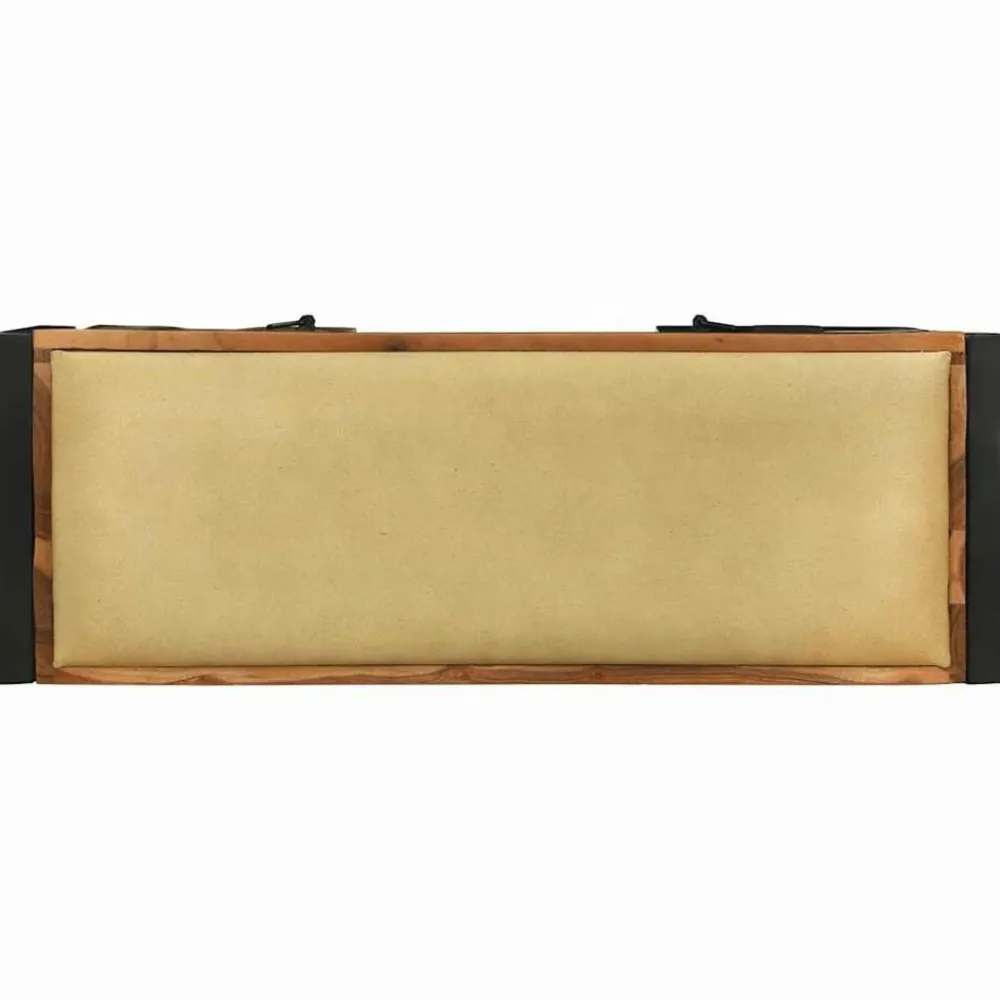 vidaXL Bancos-Gabinete de banco Multicolor Madera maciza recuperada