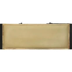 vidaXL Bancos-Gabinete de banco Marrón Madera maciza de Mango