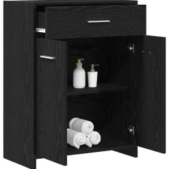 vidaXL Conjuntos De Muebles-Gabinete de Baño con cajón 60 x 33 x 80 cm