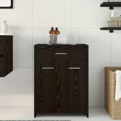 vidaXL Conjuntos De Muebles-Gabinete de Baño con cajón 60 x 33 x 80 cm